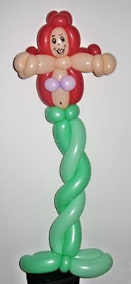 mermaid balloon sculpture - Balloon sculptures for parties and events in new jersey