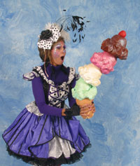 comedy clown - female clown for parties - birthday party ideas